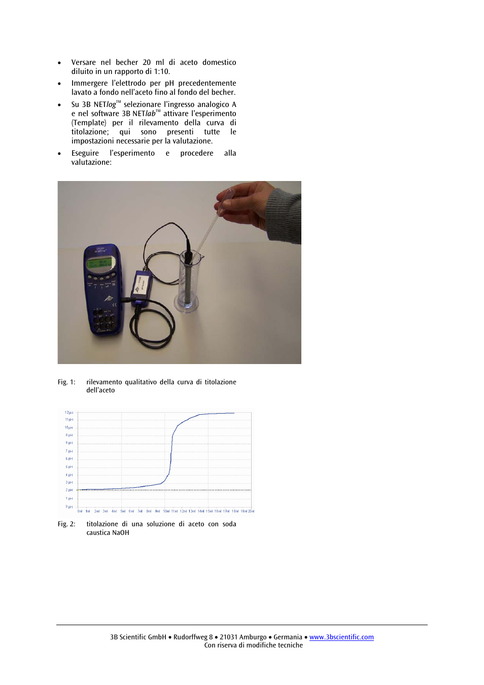 3B Scientific pH Sensor User Manual | Page 12 / 18
