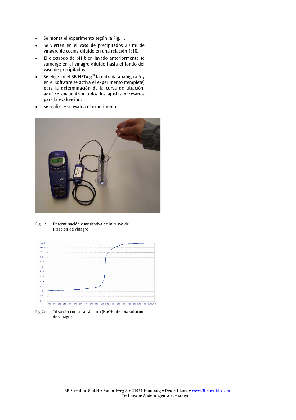 3B Scientific pH Sensor User Manual | Page 15 / 18
