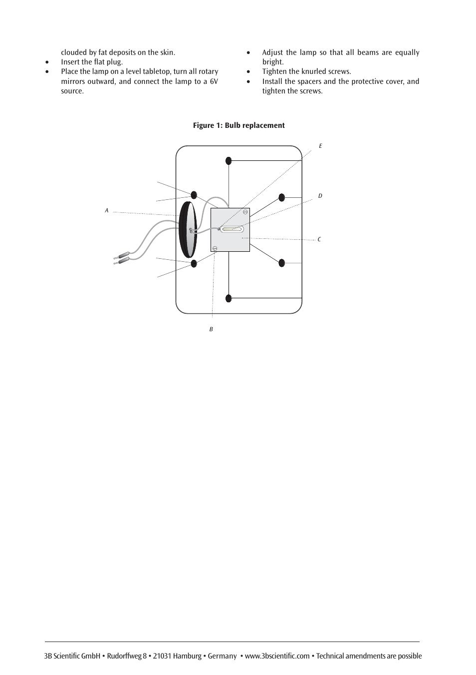 3B Scientific Multiple Ray Projector, Magnetic User Manual | Page 4 / 12