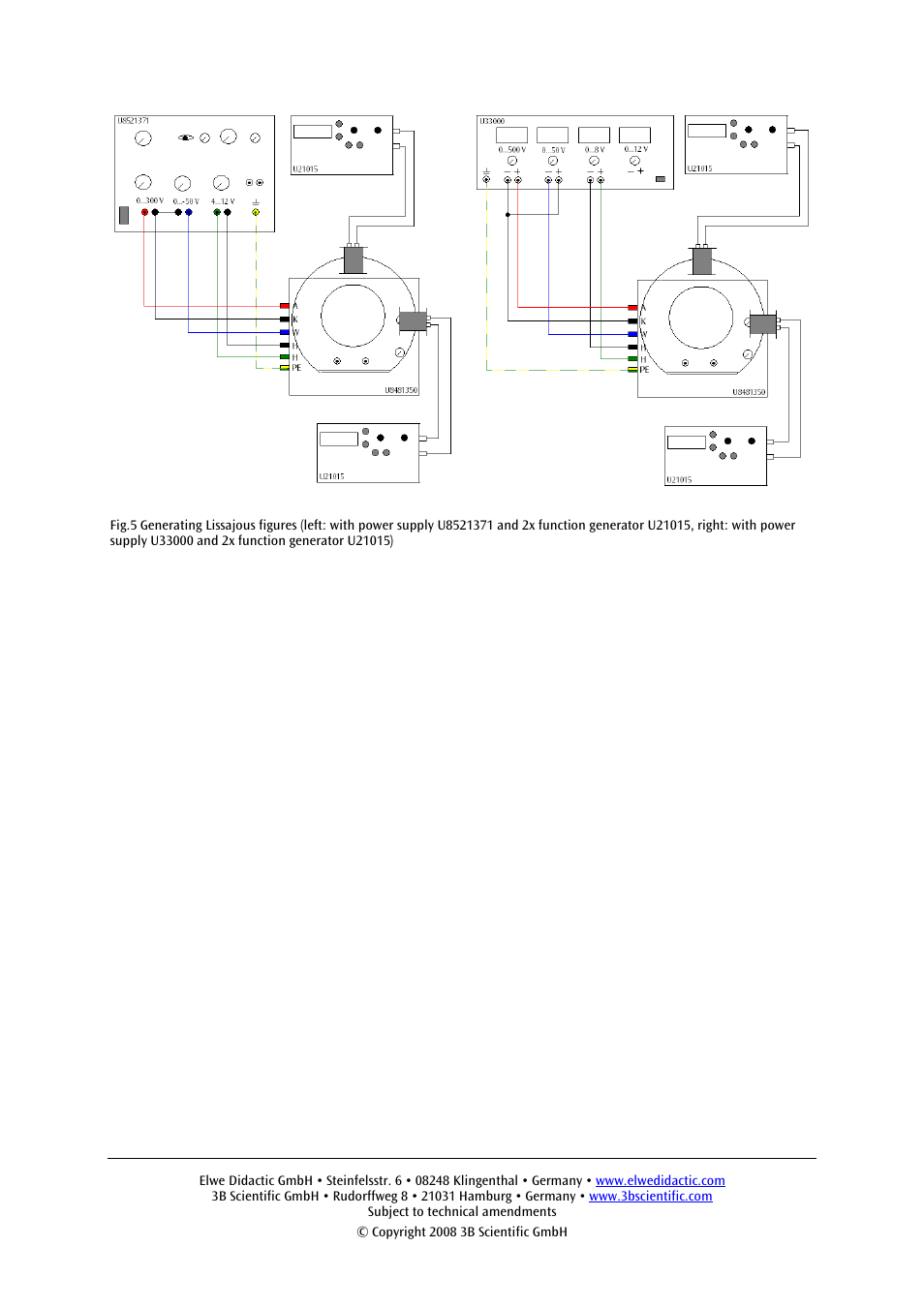 3B Scientific Training Oscilloscope User Manual | Page 6 / 6