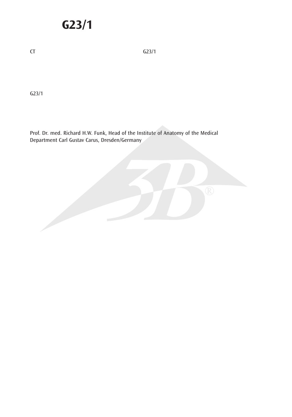 3B Scientific CT Bronchial Tree with Larynx and Transparent Lungs User Manual | Page 15 / 16