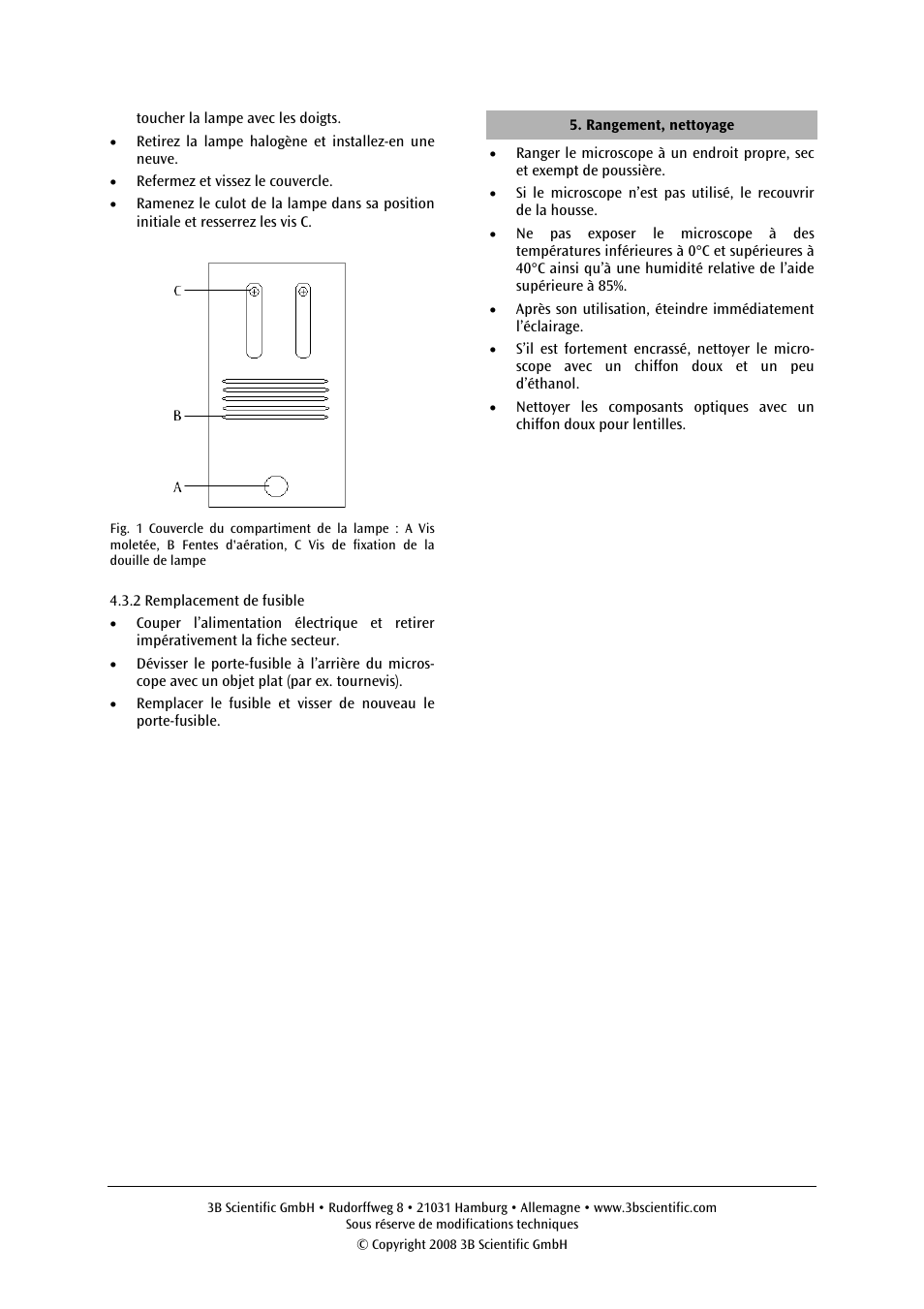 3B Scientific Monocular Microscope Model 500 with Polarization Equipment User Manual | Page 11 / 24