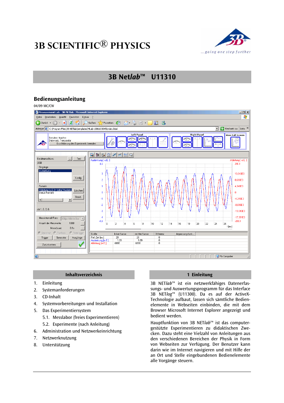 3B Scientific 3B NETlab™ User Manual | 72 pages