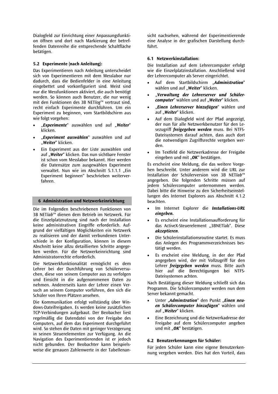 3B Scientific 3B NETlab™ User Manual | Page 10 / 72