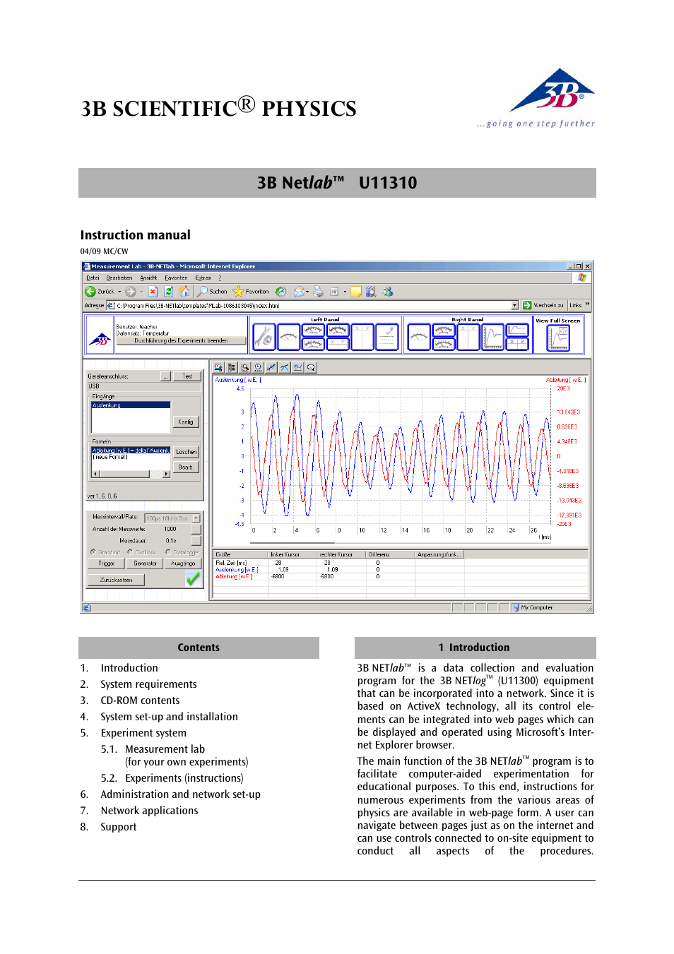 3b scientific® physics | 3B Scientific 3B NETlab™ User Manual | Page 13 / 72