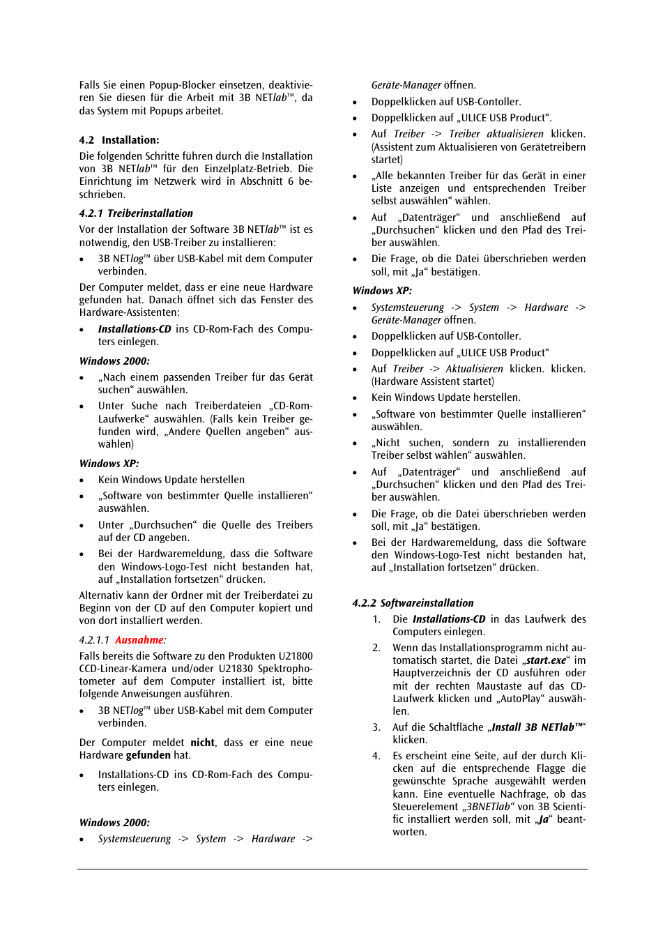 3B Scientific 3B NETlab™ User Manual | Page 3 / 72