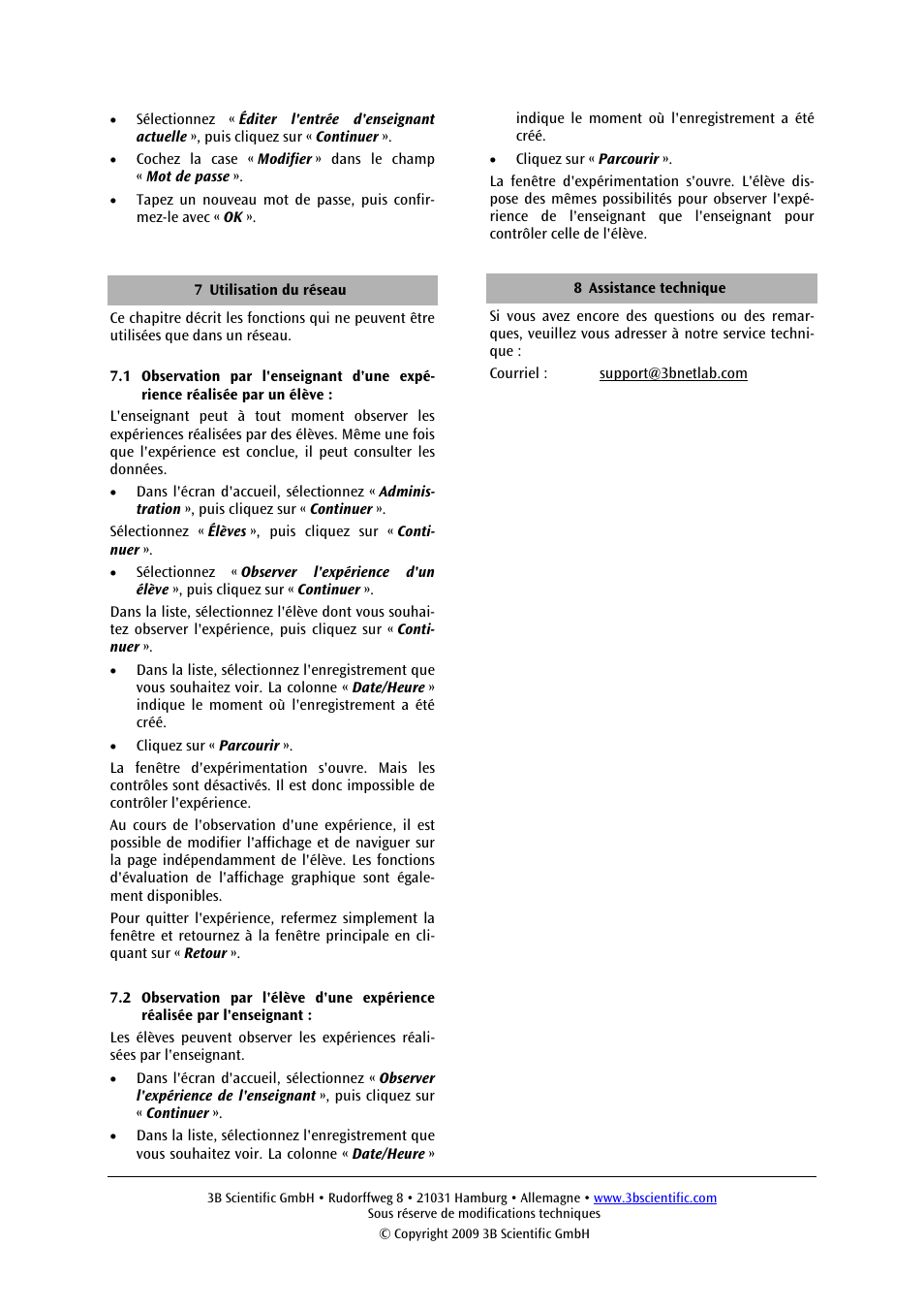 3B Scientific 3B NETlab™ User Manual | Page 36 / 72