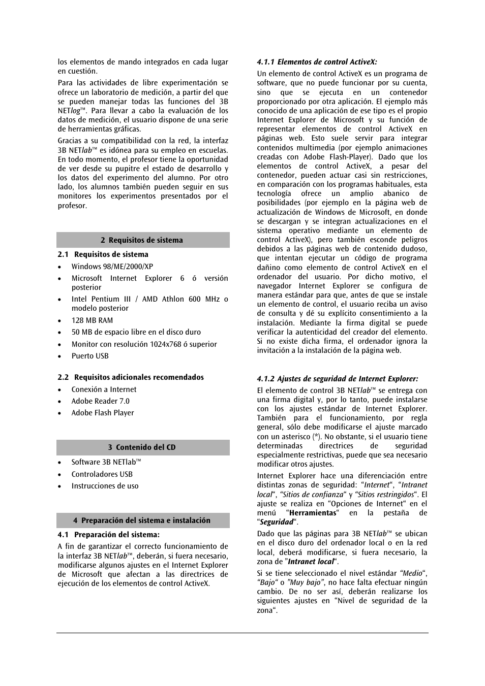 3B Scientific 3B NETlab™ User Manual | Page 50 / 72