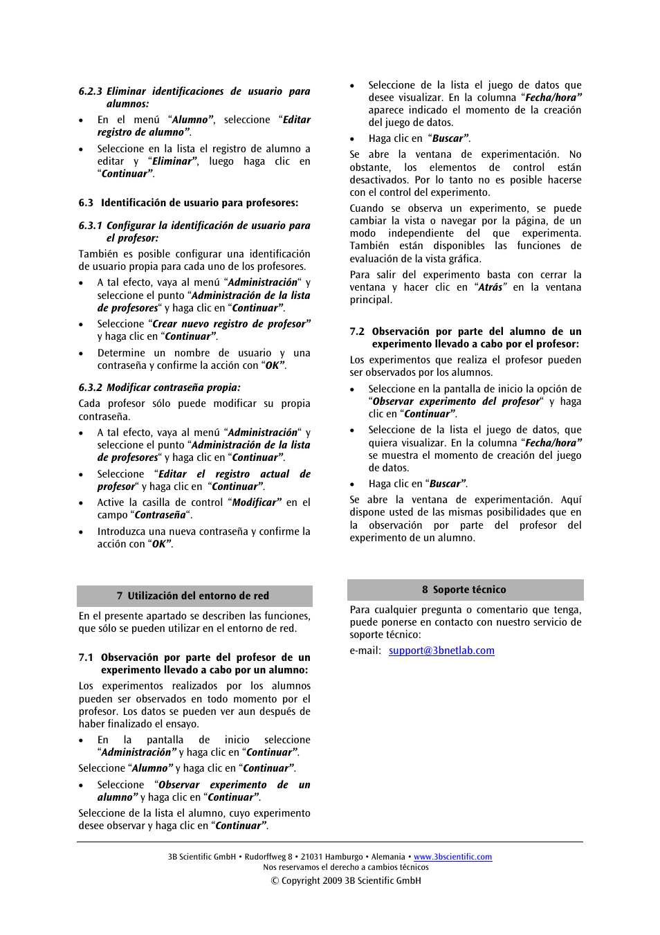 3B Scientific 3B NETlab™ User Manual | Page 60 / 72