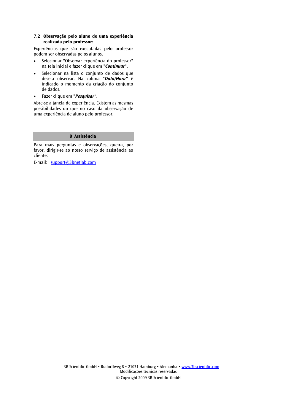 3B Scientific 3B NETlab™ User Manual | Page 72 / 72