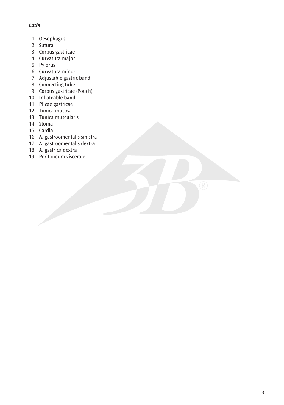 3B Scientific Gastric Band Model User Manual | Page 3 / 16