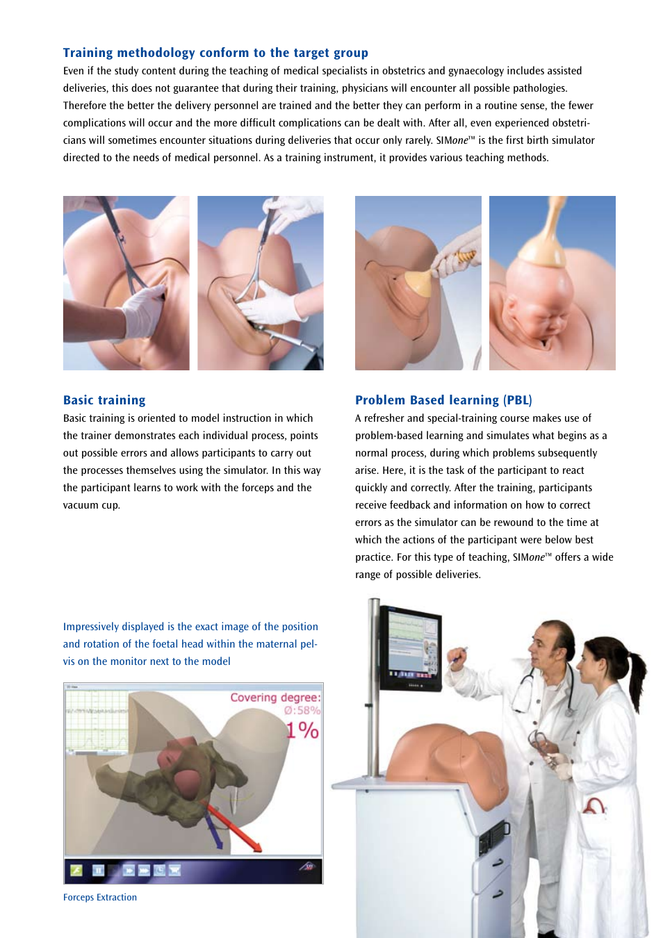 Simulate high stress situations – with sim one | 3B Scientific SIMone™ Birthing Simulator User Manual | Page 4 / 6