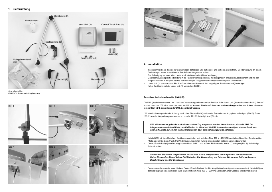 3B Scientific Light Therapy__3B LASER NEEDLE, red laser light, 12x660 nm User Manual | Page 3 / 45