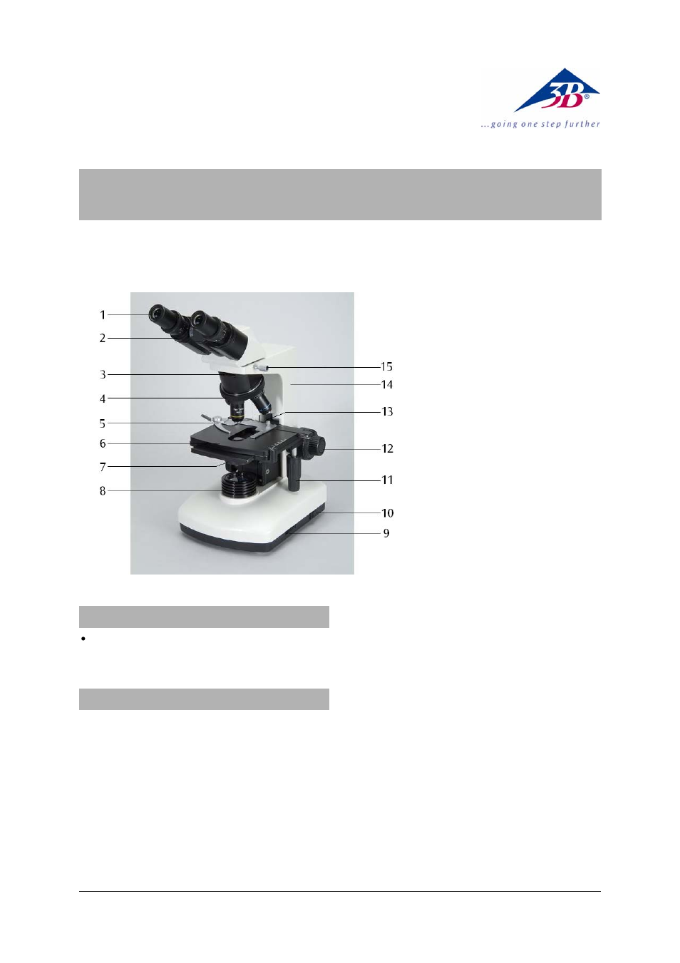 3B Scientific Binocular Microscope Model 500 LED with Polarisation Equipment User Manual | 4 pages