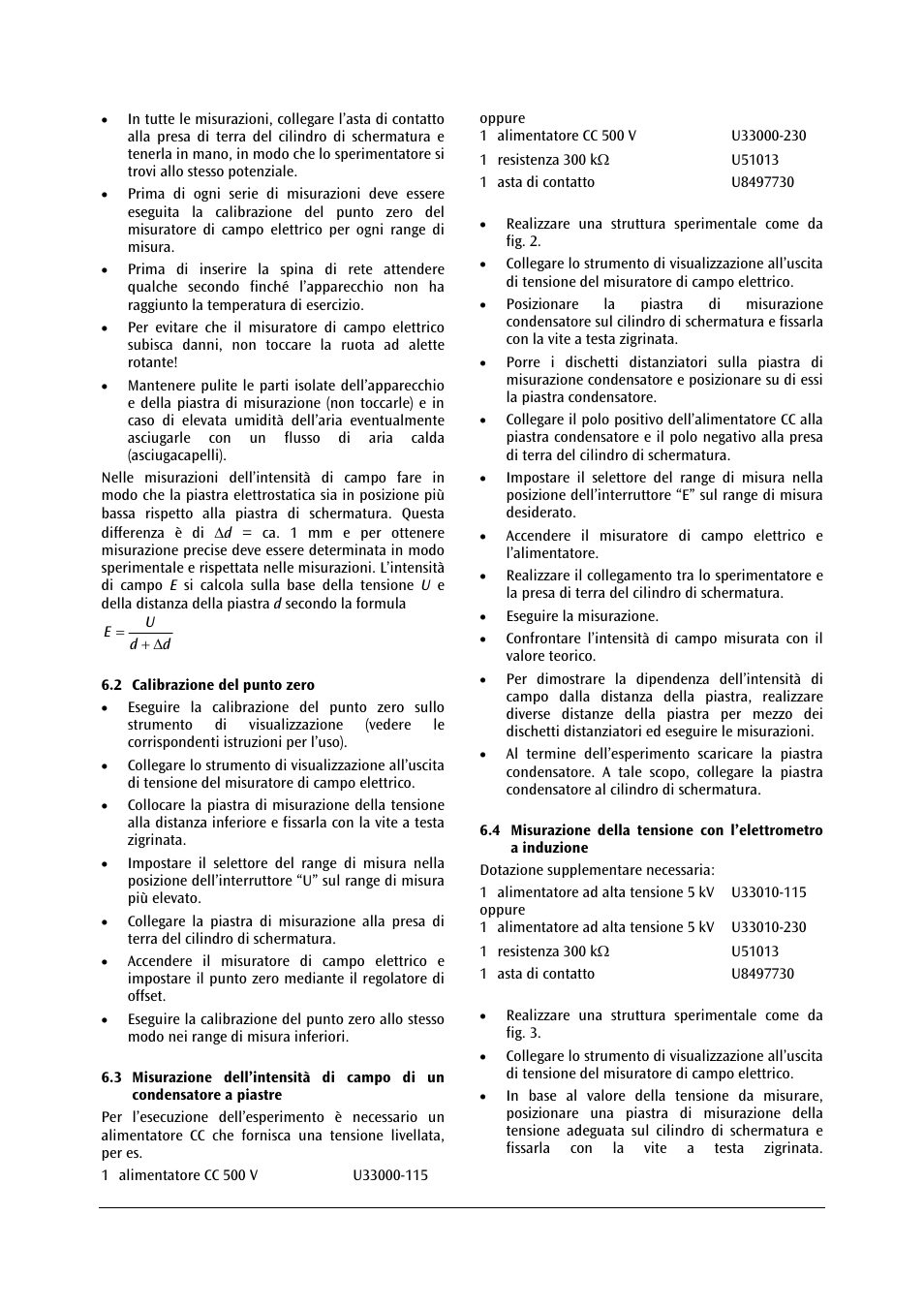 3B Scientific Electric Field Meter (115 V, 50__60 Hz) User Manual | Page 15 / 24