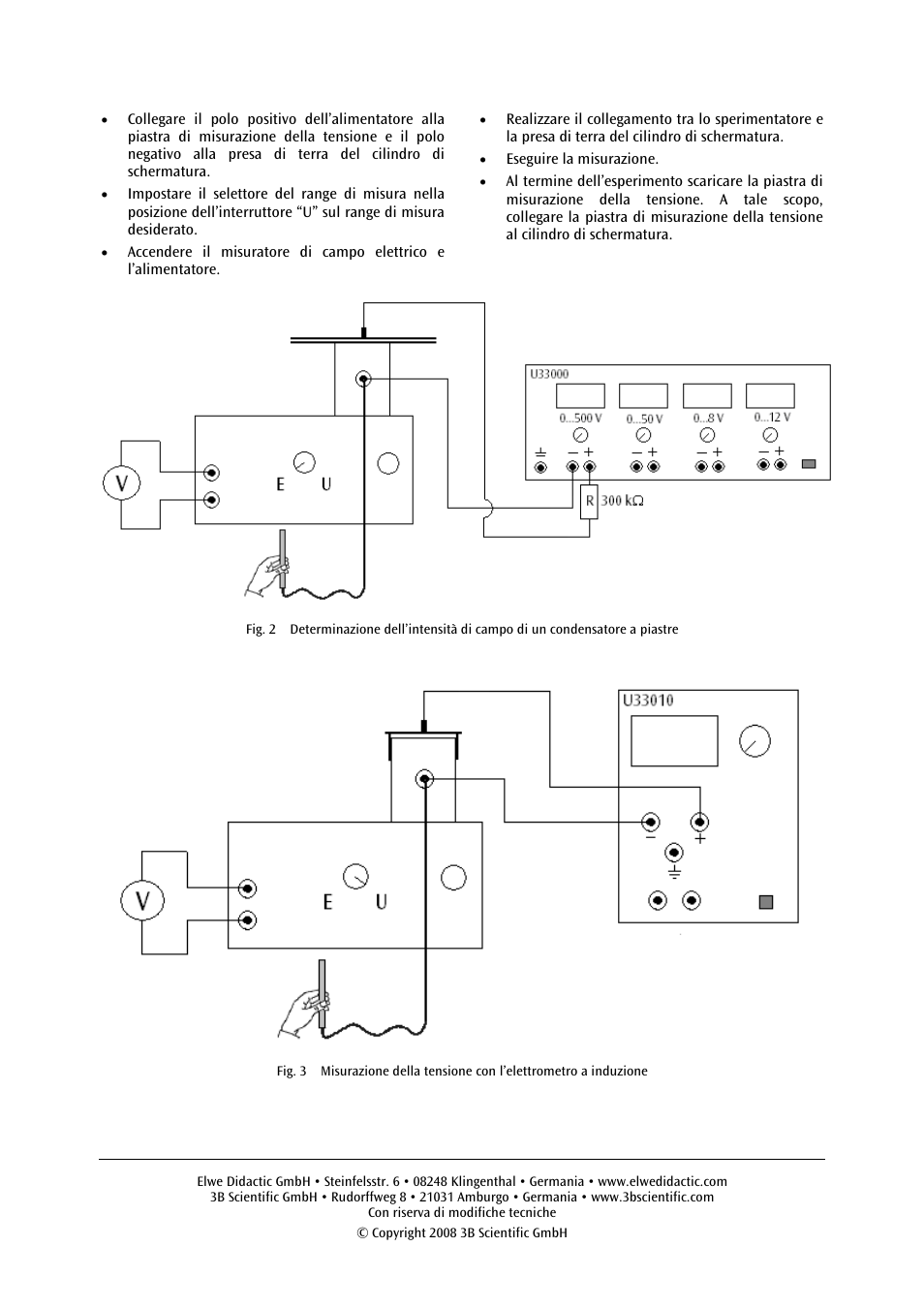 3B Scientific Electric Field Meter (115 V, 50__60 Hz) User Manual | Page 16 / 24