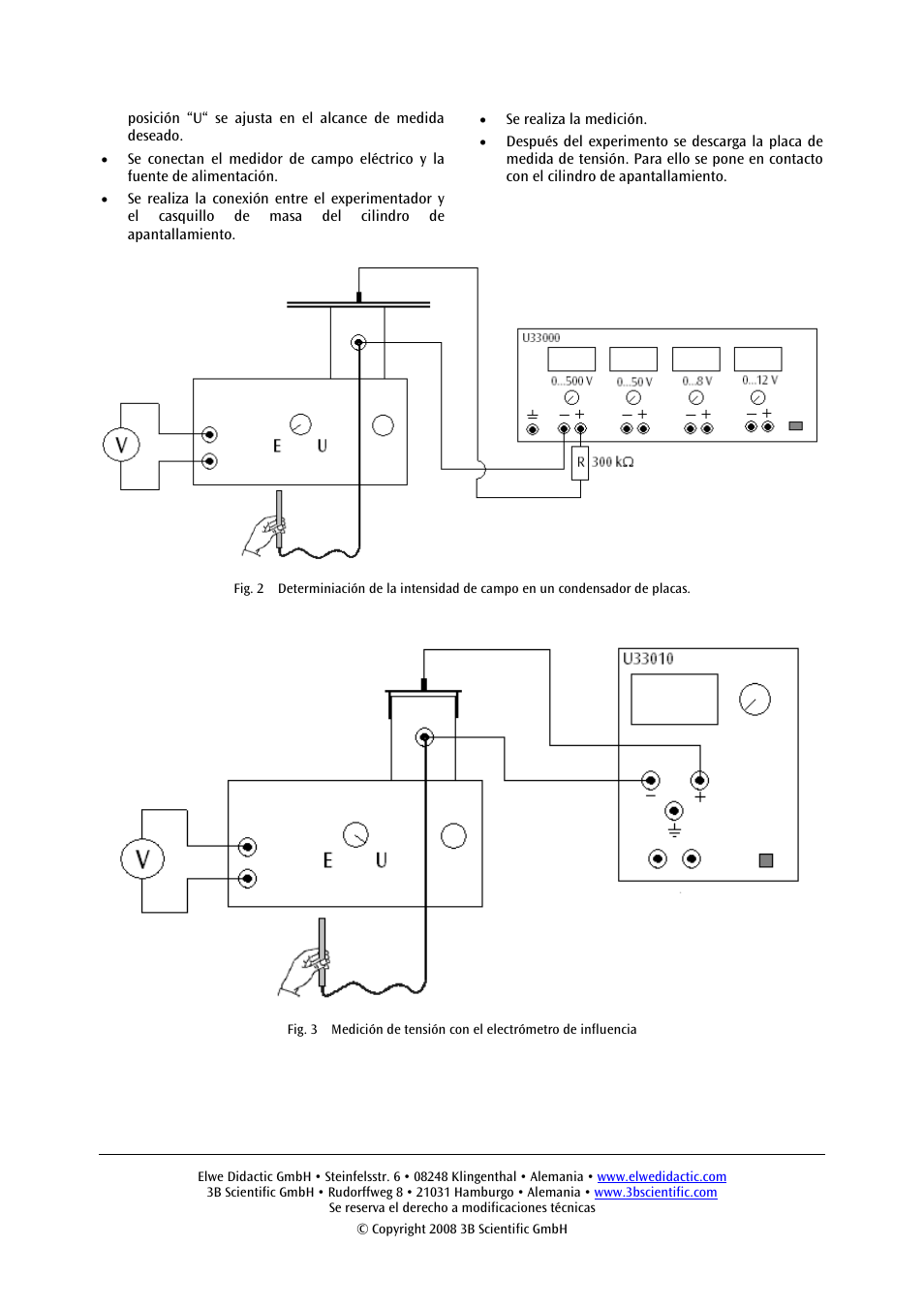 3B Scientific Electric Field Meter (115 V, 50__60 Hz) User Manual | Page 20 / 24