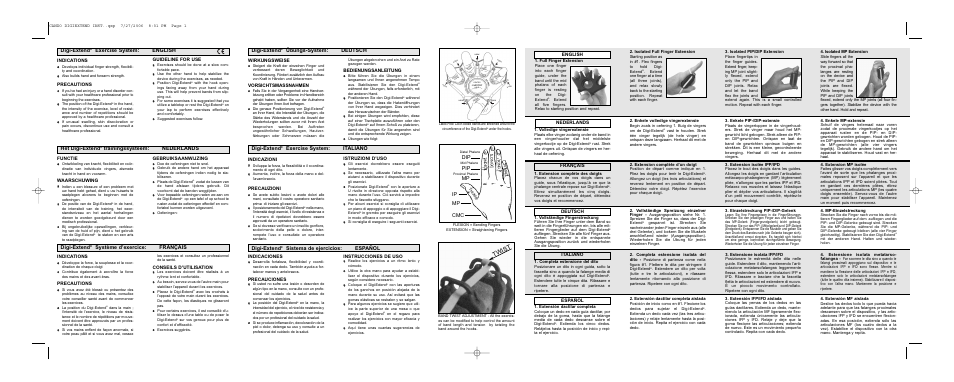 3B Scientific Cando Digi-Extend Package User Manual | 2 pages