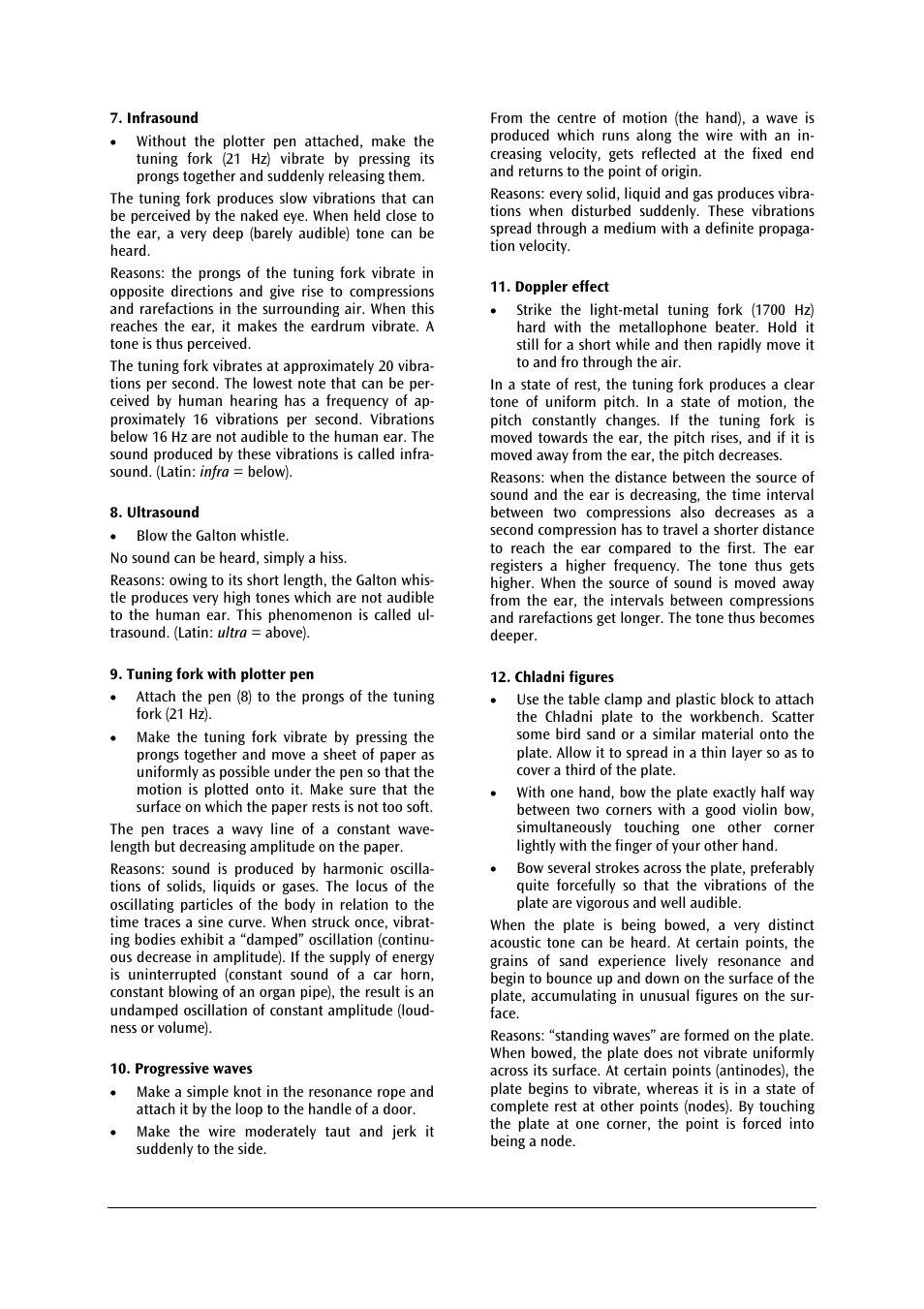 3B Scientific Acoustics Kit User Manual | Page 12 / 48