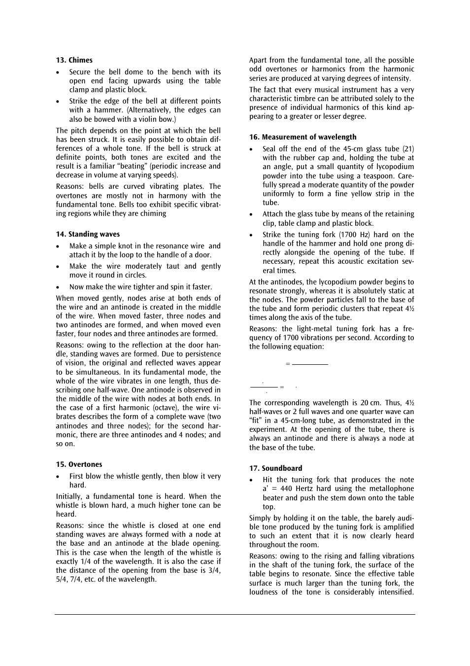 3B Scientific Acoustics Kit User Manual | Page 13 / 48