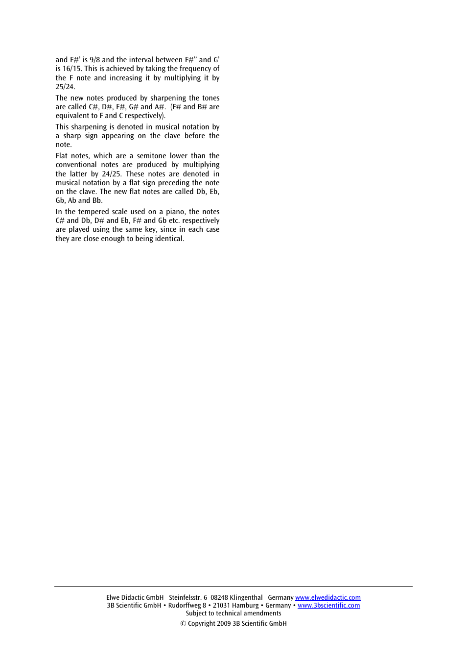 3B Scientific Acoustics Kit User Manual | Page 16 / 48