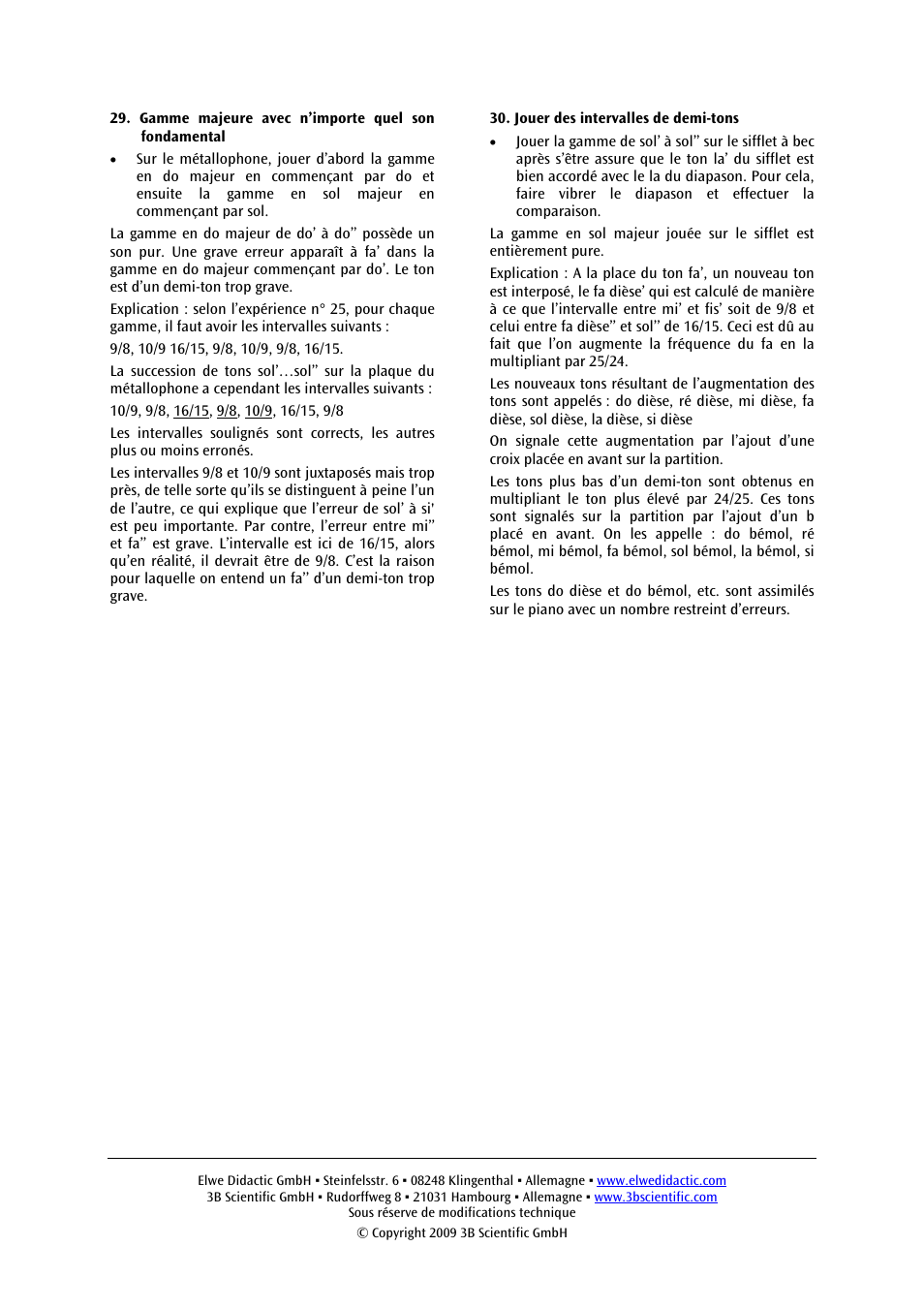 3B Scientific Acoustics Kit User Manual | Page 24 / 48