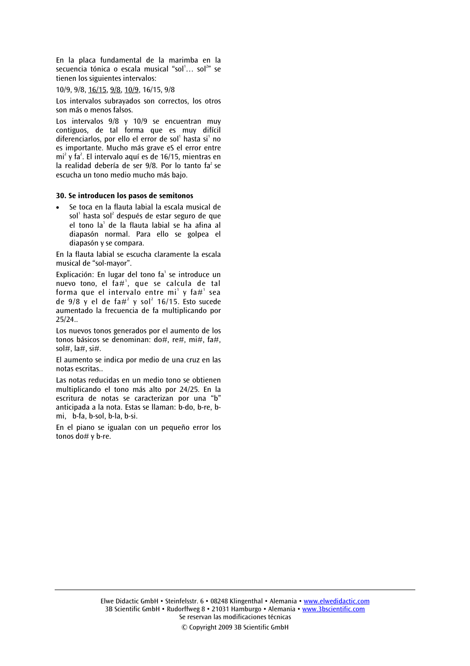 3B Scientific Acoustics Kit User Manual | Page 40 / 48