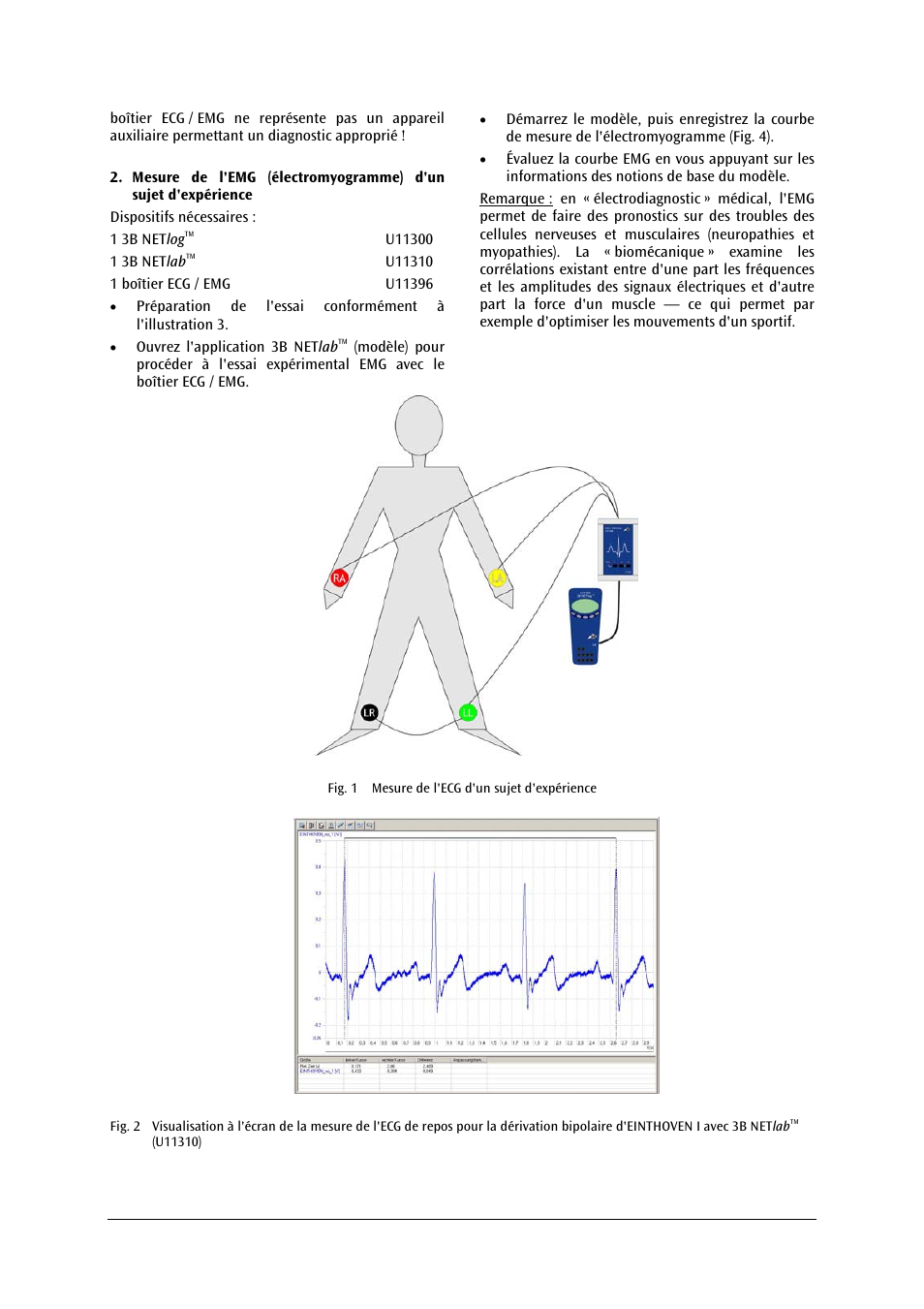 3B Scientific ECG__EMG Box User Manual | Page 11 / 24