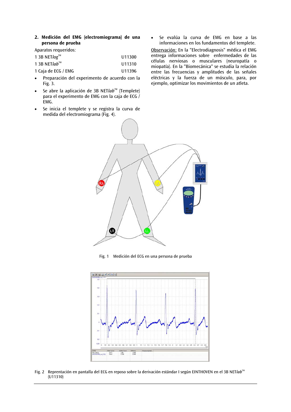 3B Scientific ECG__EMG Box User Manual | Page 19 / 24