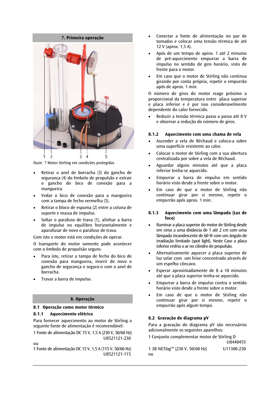3B Scientific Stirling Engine D User Manual | Page 34 / 36