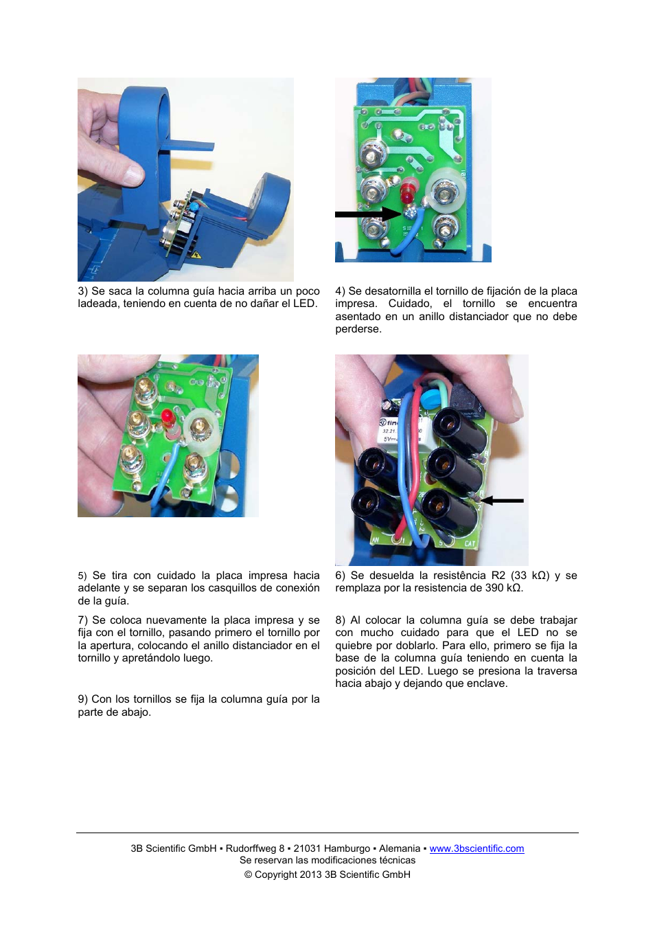 3B Scientific Teltron Electron Diffraction Tube S User Manual | Page 10 / 12