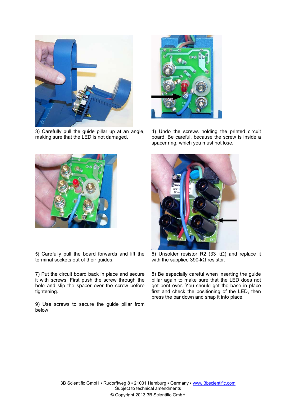 3B Scientific Teltron Electron Diffraction Tube S User Manual | Page 4 / 12