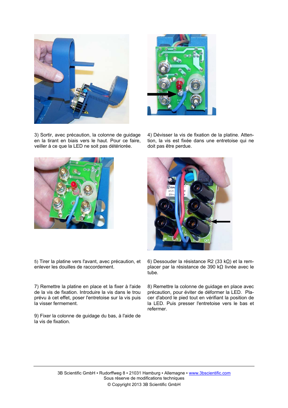 3B Scientific Teltron Electron Diffraction Tube S User Manual | Page 6 / 12