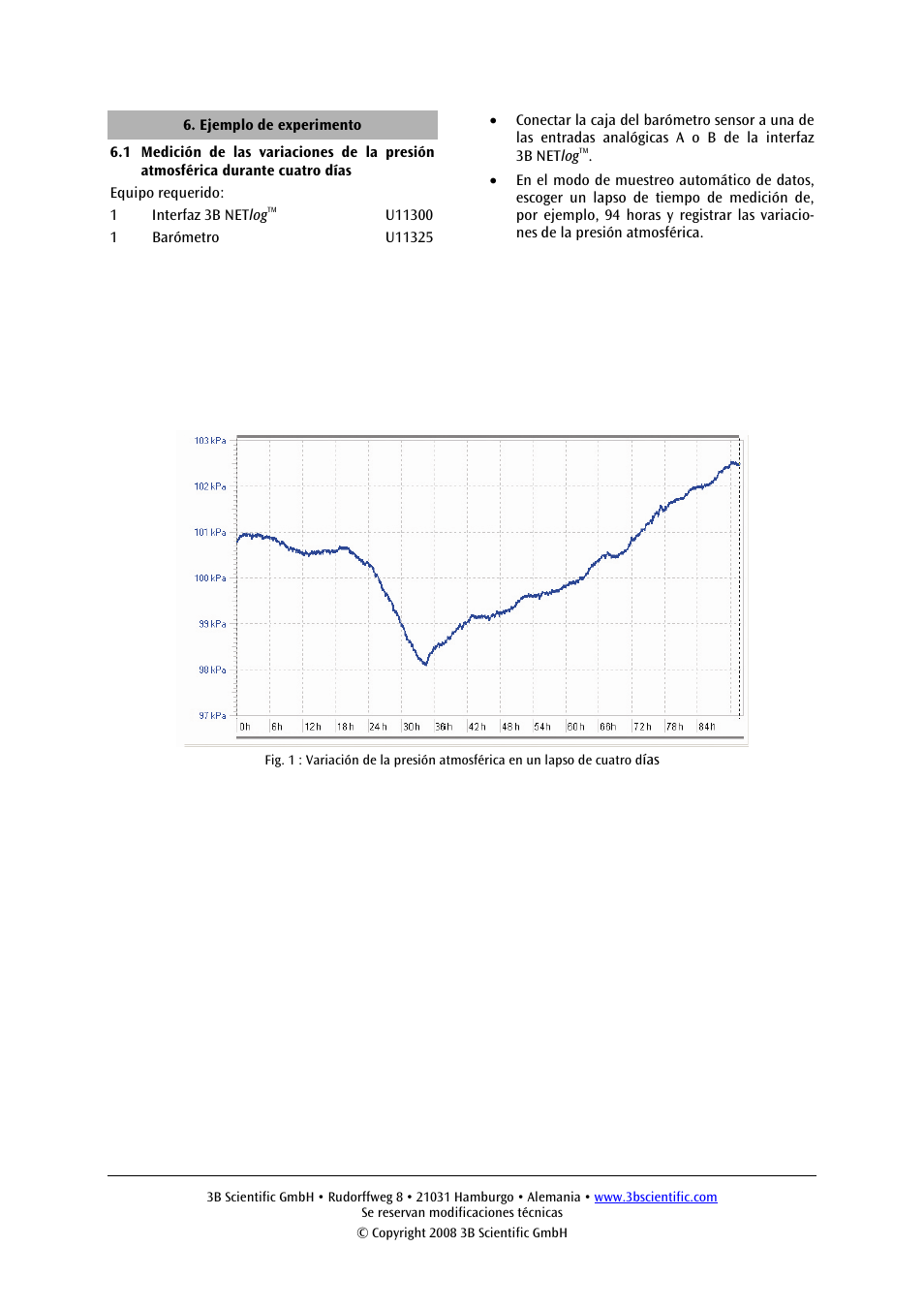 3B Scientific Barometer User Manual | Page 10 / 12
