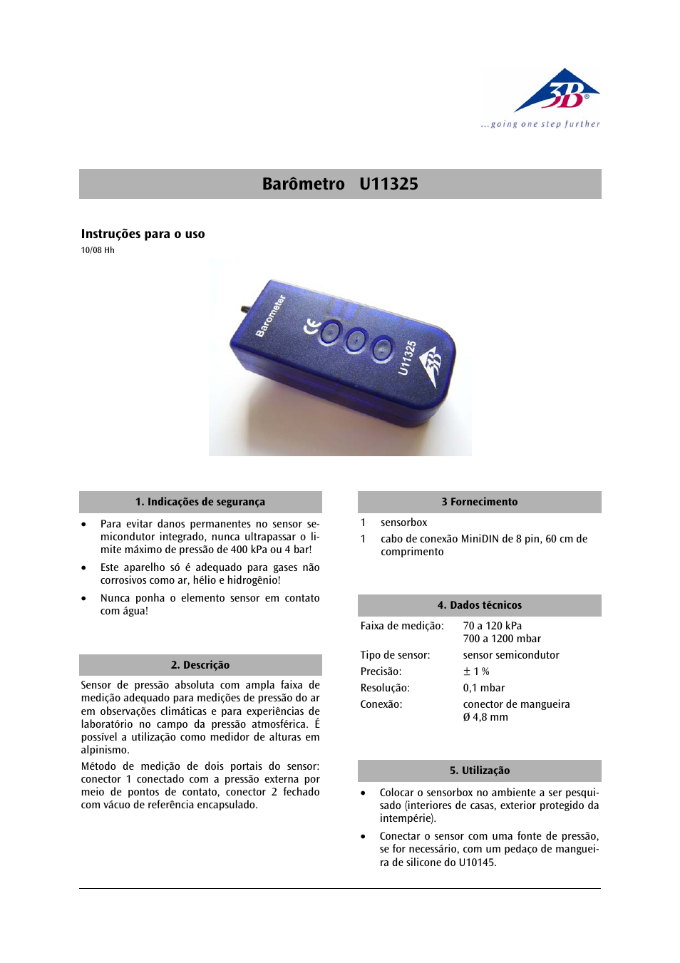 3b scientific, Physics | 3B Scientific Barometer User Manual | Page 11 / 12