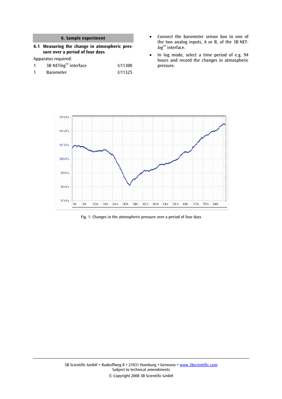 3B Scientific Barometer User Manual | Page 4 / 12