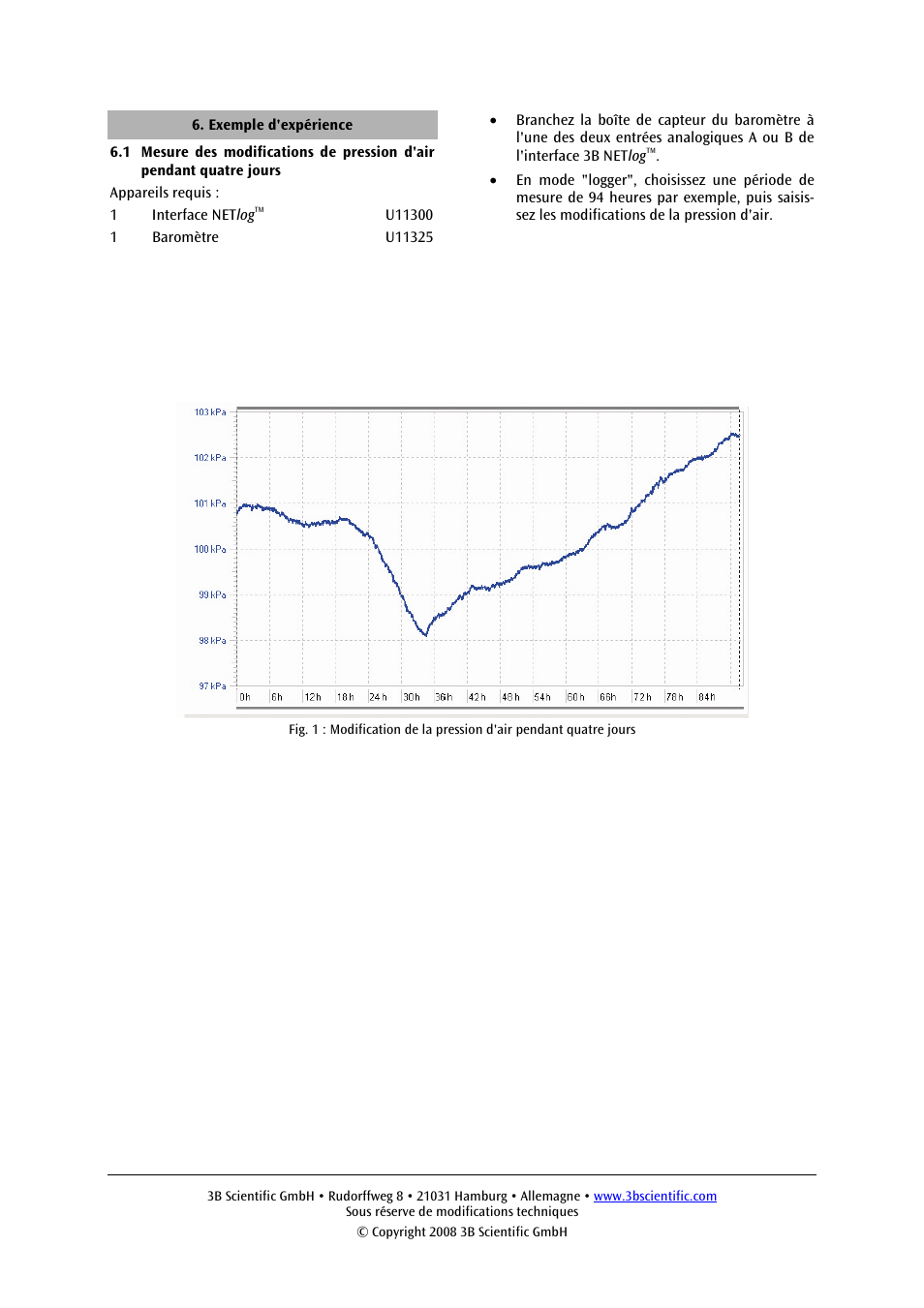 3B Scientific Barometer User Manual | Page 6 / 12