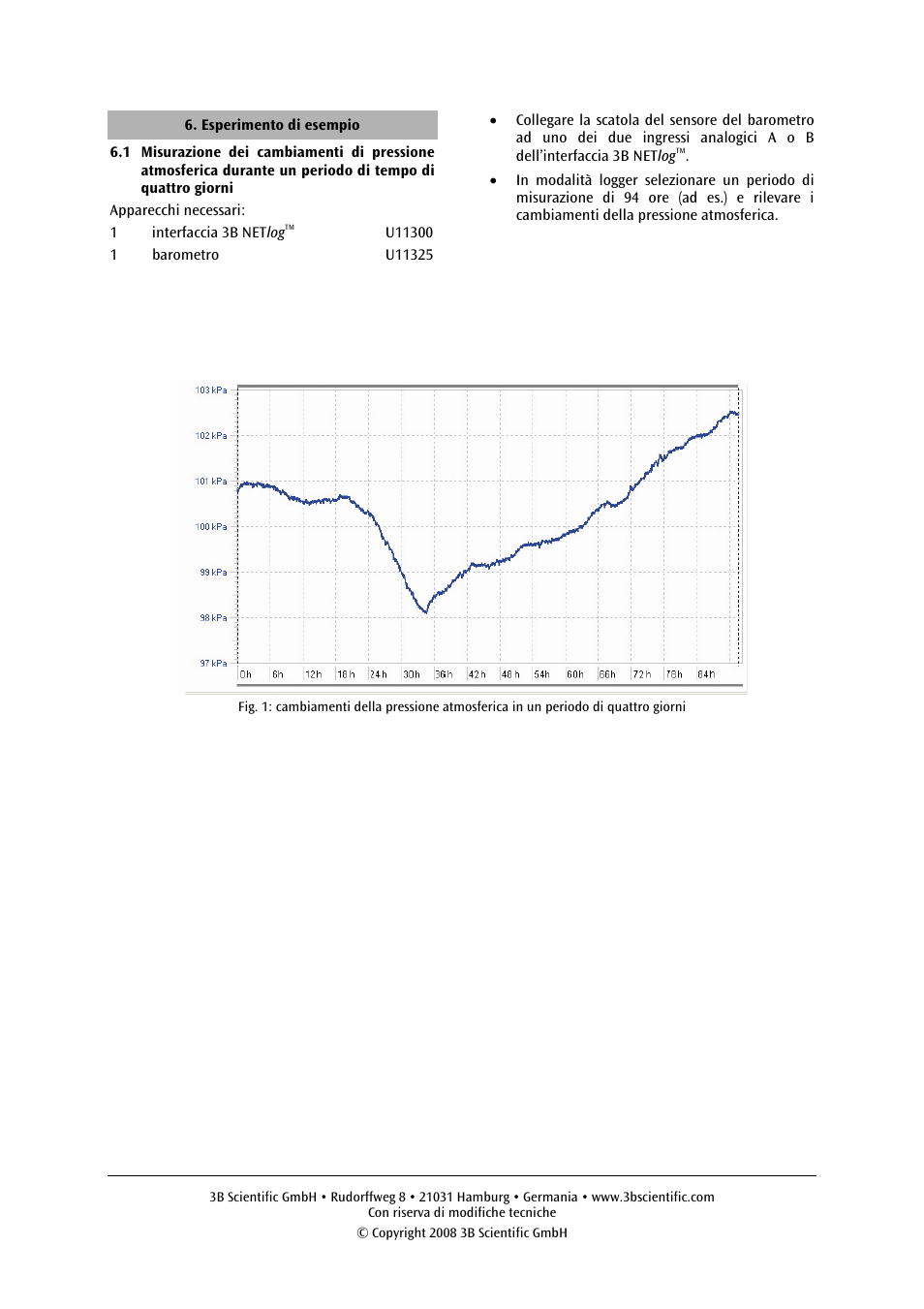 3B Scientific Barometer User Manual | Page 8 / 12