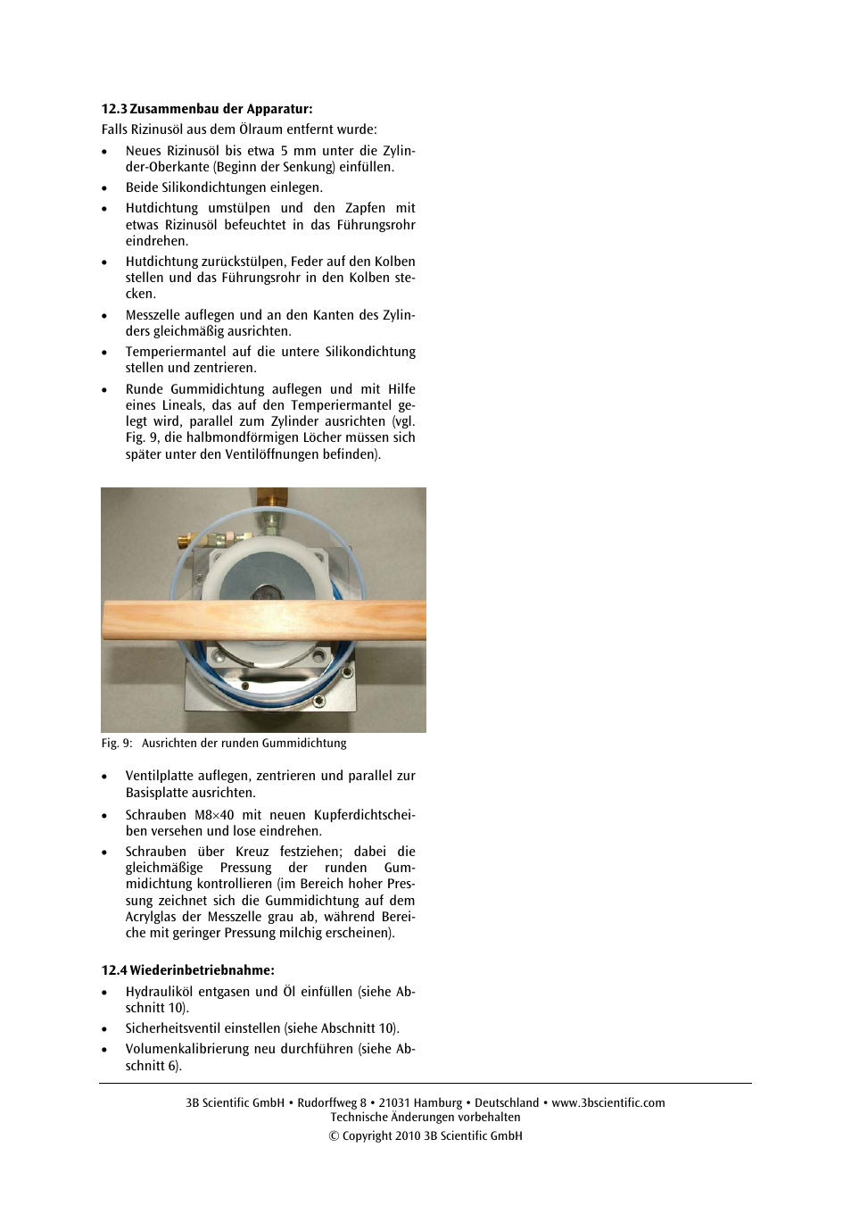 3B Scientific Critical Point Apparatus User Manual | Page 13 / 84