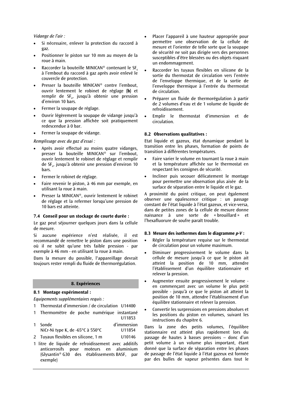 3B Scientific Critical Point Apparatus User Manual | Page 35 / 84