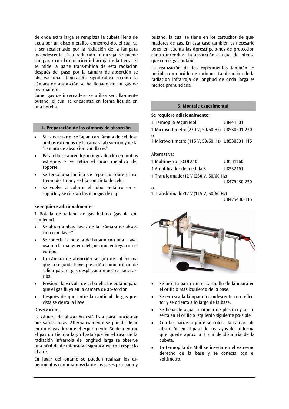 3B Scientific Greenhouse Effect Kit (115 V, 50__60 Hz) User Manual | Page 14 / 18