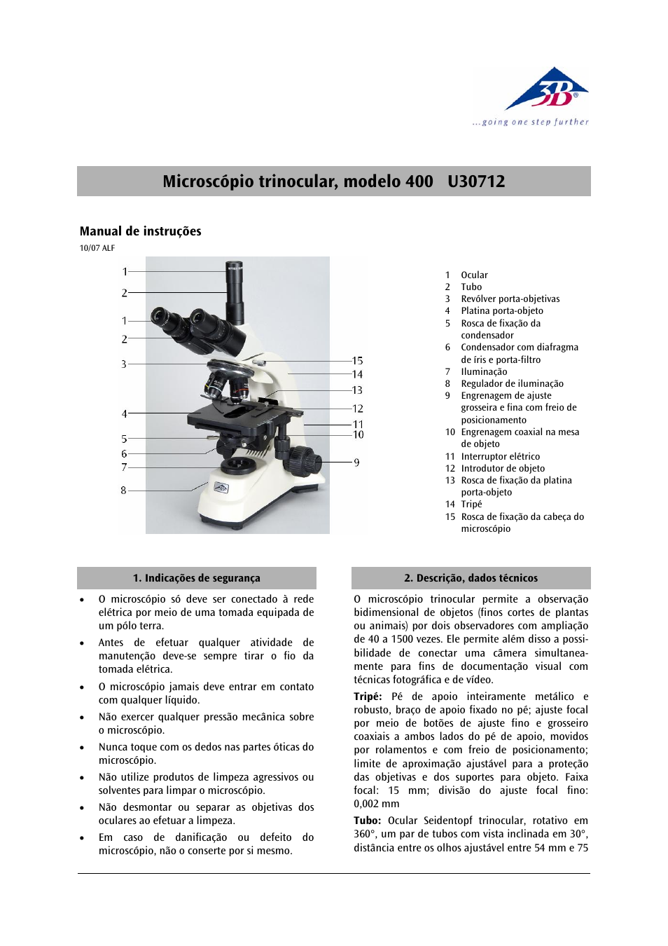 3b scientific, Physics | 3B Scientific Trinocular Microscope Model 400 User Manual | Page 16 / 18