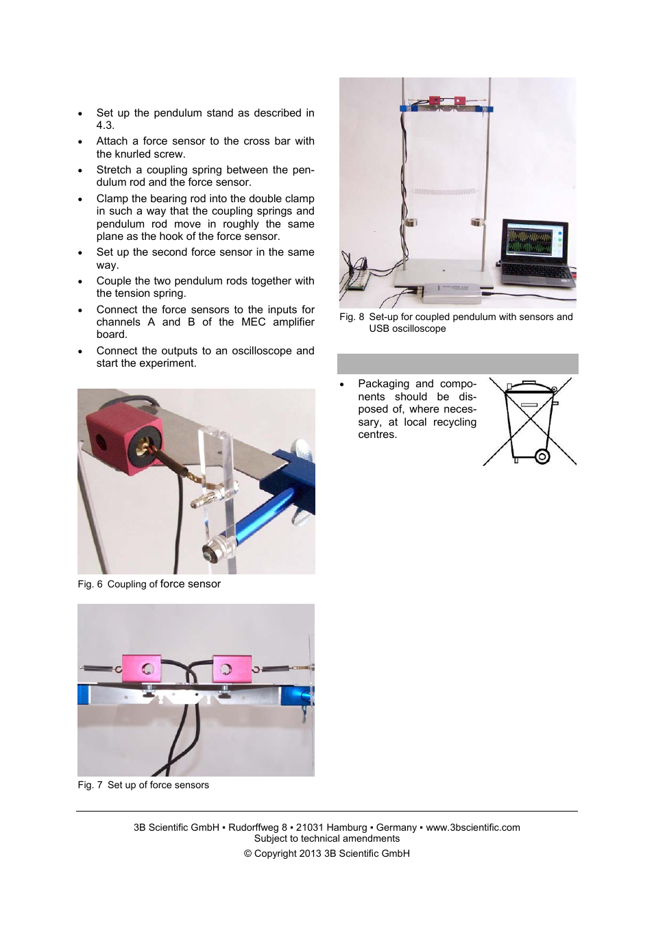 3B Scientific SW Physical Pendulum Set User Manual | Page 4 / 4