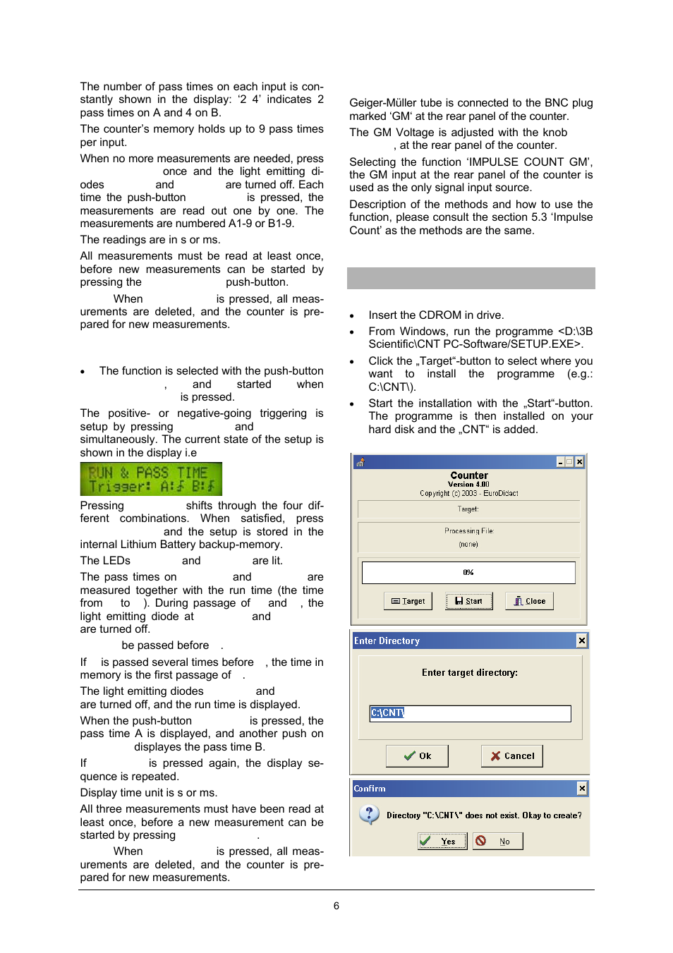 3B Scientific Digital Counter with Interface (230 V, 50__60 Hz) User Manual | Page 6 / 8