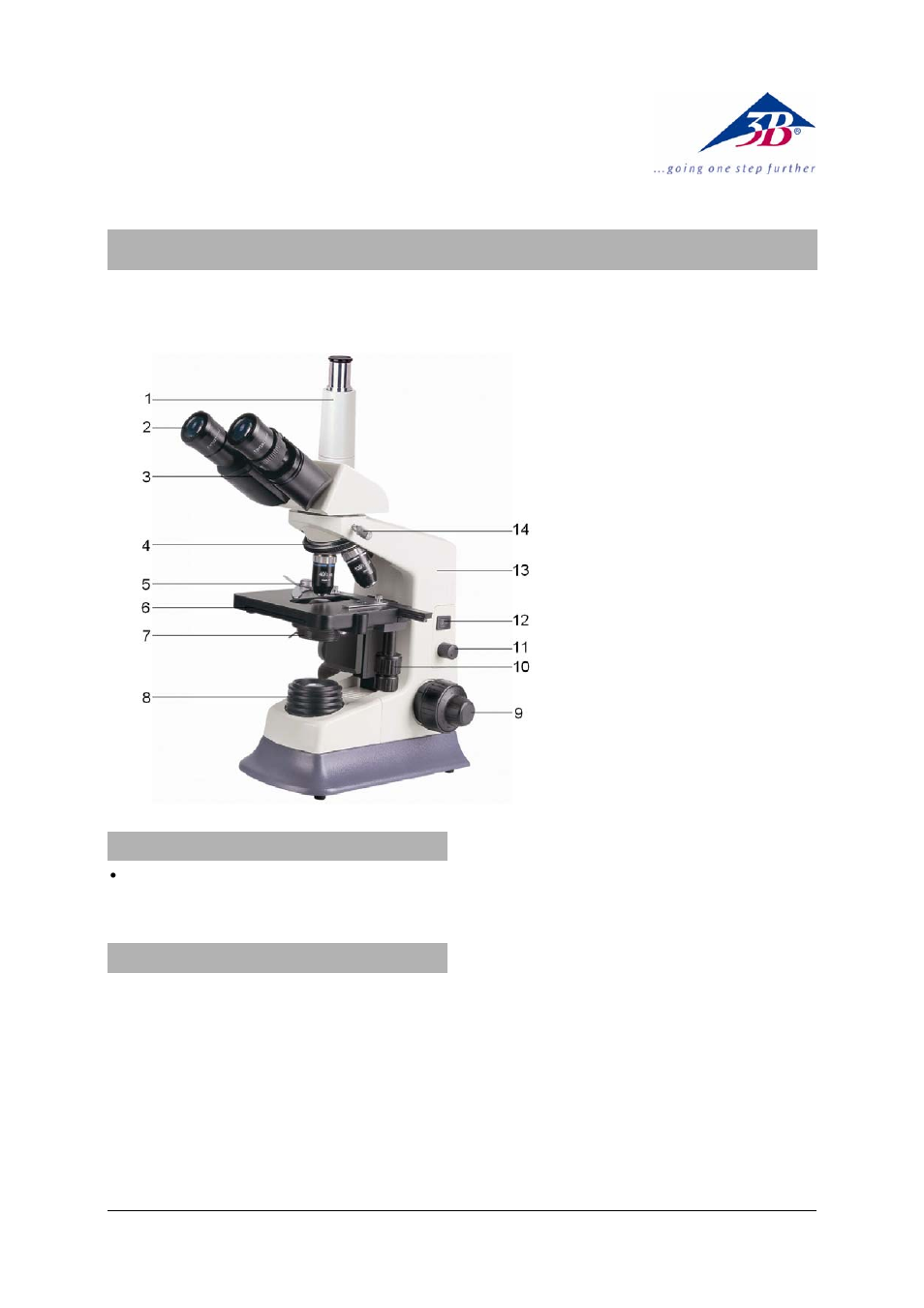3B Scientific Trinocular Microscope Model N180 User Manual | 4 pages