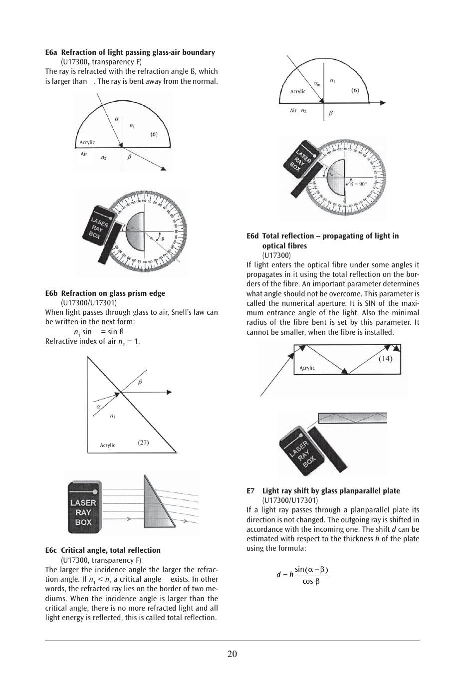 3B Scientific Laser Optics Supplemental Set User Manual | Page 5 / 15