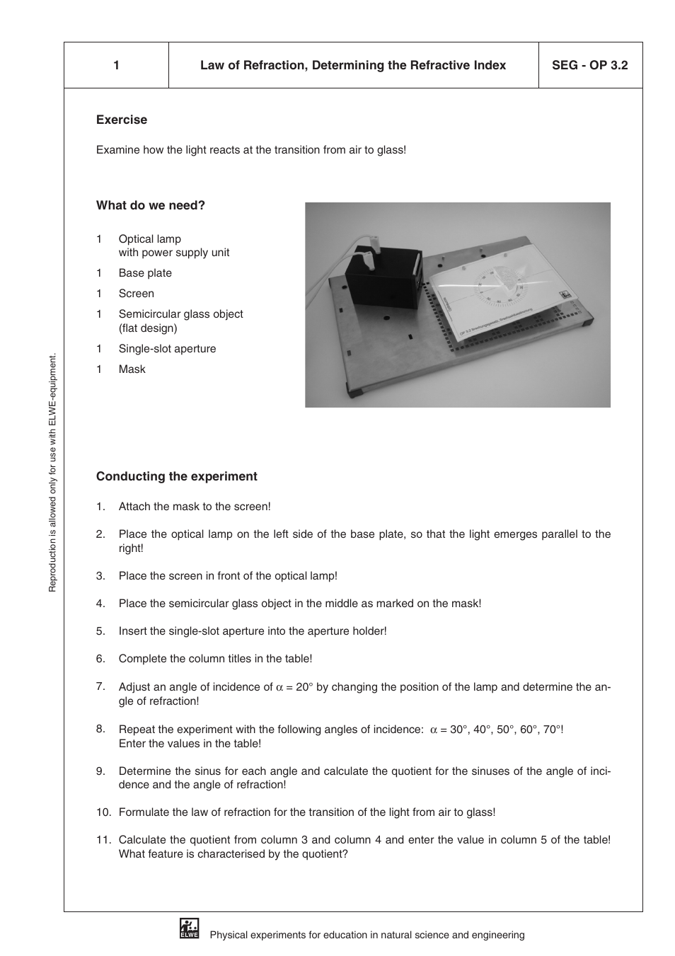 3B Scientific SEK Optics User Manual | Page 27 / 84