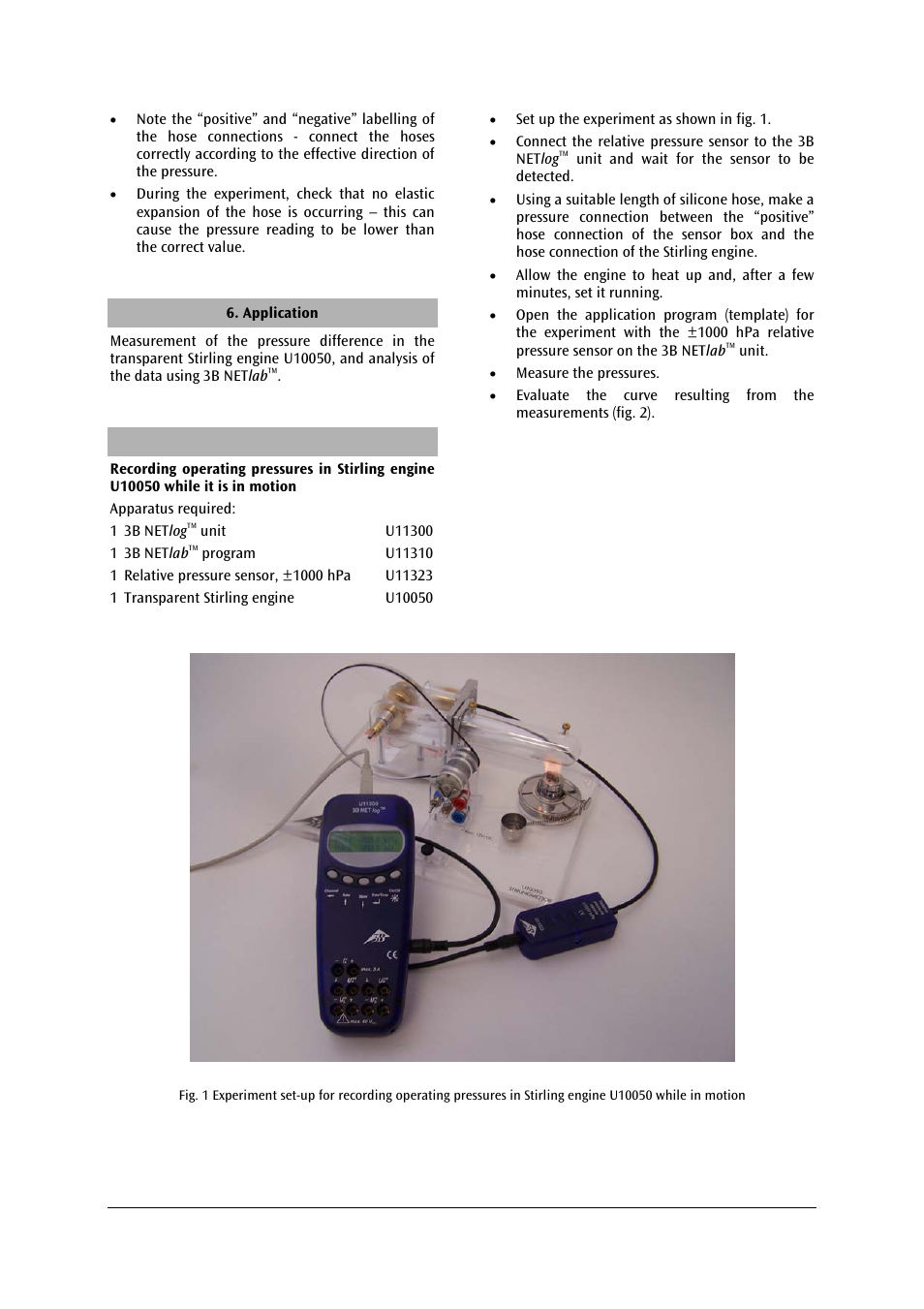 3B Scientific Relative Pressure Sensor, ±1000 hPa User Manual | Page 2 / 4