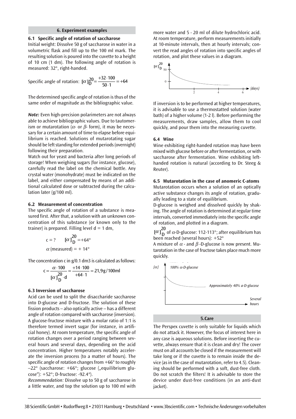 3B Scientific Demonstration Polarimeter User Manual | Page 3 / 3