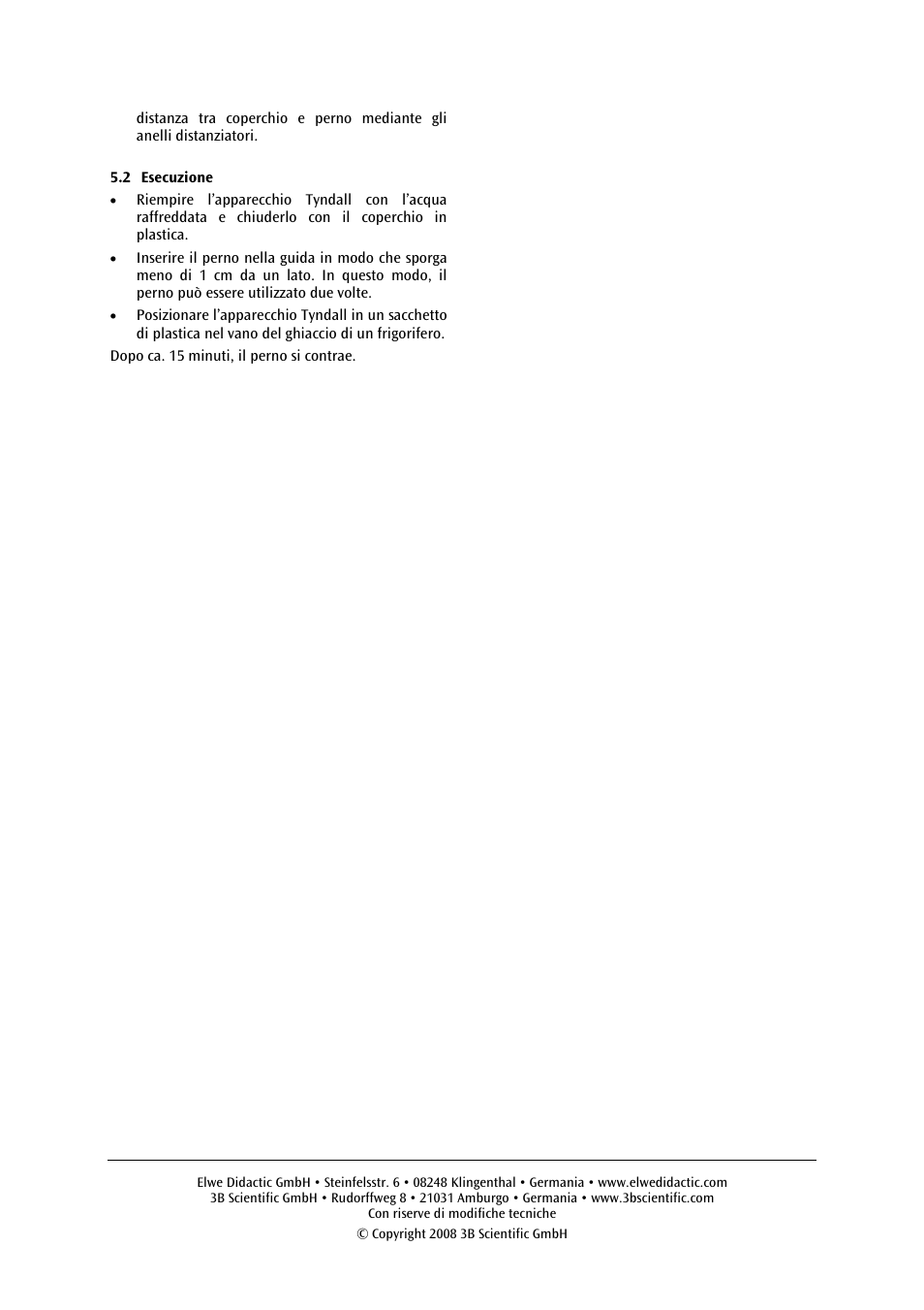 3B Scientific Ice Bomb User Manual | Page 8 / 12